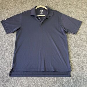 Adidas Golf Men's Polo Climalite Shirt Blue Navy Performance Size Small